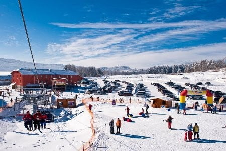 Катание на лыжах в Липно